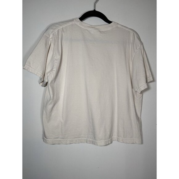 Taylor Swift Fearless Comfort Colors Cream Cropped T-Shirt Size Large Swiftie - Picture 5 of 6